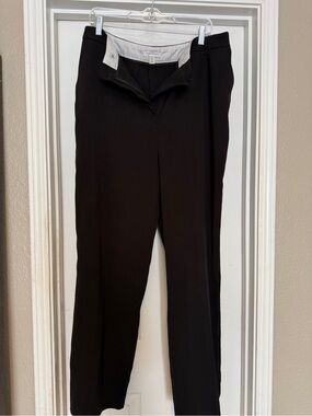Top Shop Women's High Waisted Wide Leg Black Trousers
